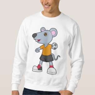 Mouse Handball player Handball Sweatshirt