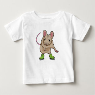 Mouse Ice skating Ice skates Baby T-Shirt