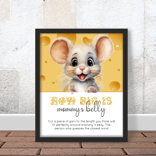 Mouse in cheese how big is mummy's belly game poster (Creator Uploaded)