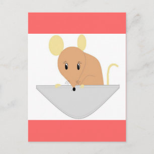Mouse in Your Pocket Postcard