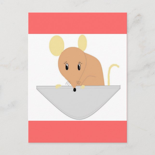 Mouse in Your Pocket Postcard (Front)