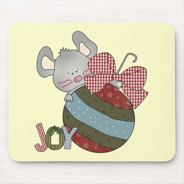 Mouse Joy Holiday T-shirts and Gifts Mouse Pad (Front)