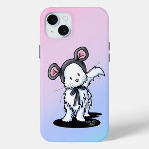 Mouse Kitty KiniArt iPhone 15 Mini Case