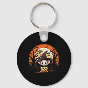 Mouse Lover Halloween Spooky Ghost Costume Style Key Ring