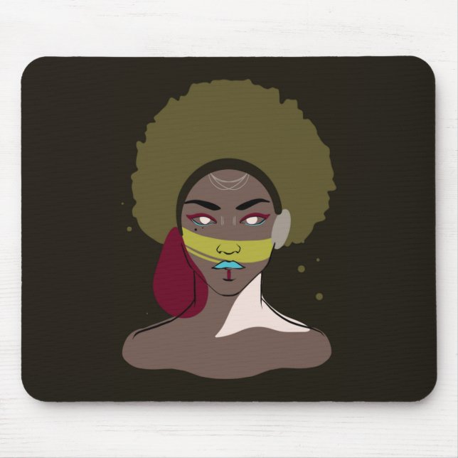 Mouse mat "Black Magic Girl" (Front)