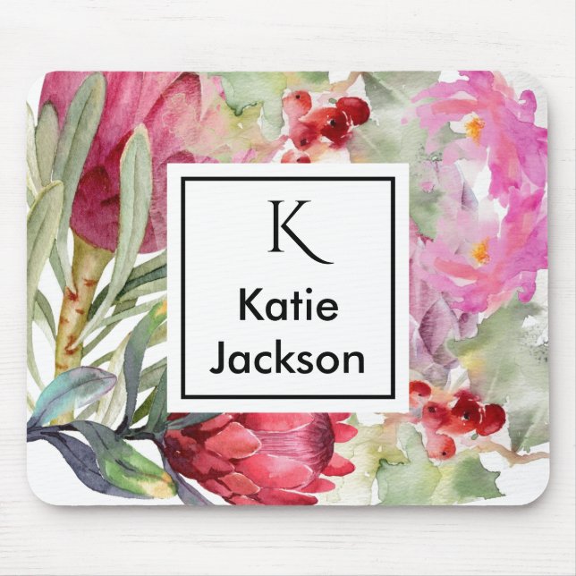 Mouse Mat - Floral Design (Front)