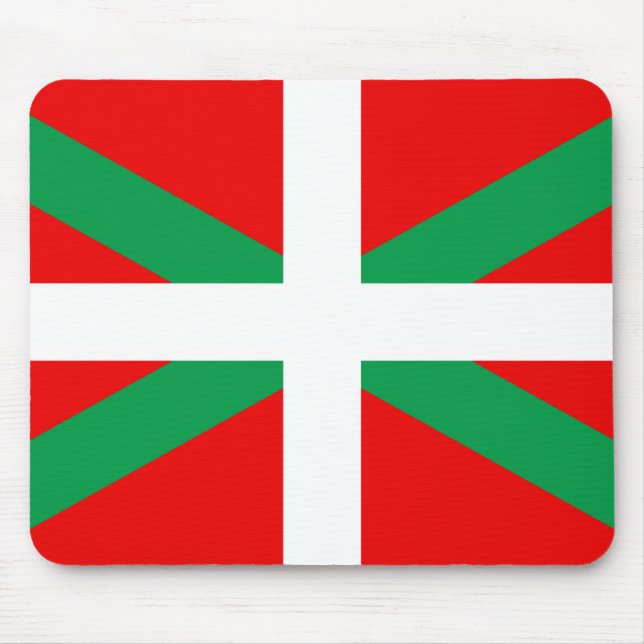 Mouse mat with Flag Basque “Ikkurina " (Front)