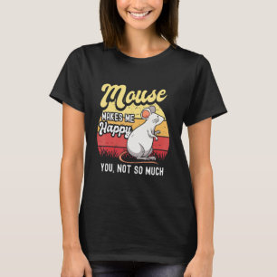 Mouse Mice Rat Gerbil Maus Ratón Pet Rodent Men Wo T-Shirt