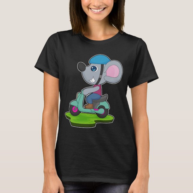 Mouse Motorcycle T-Shirt (Front)