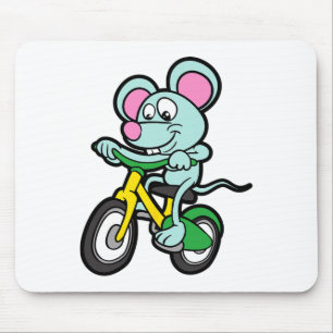 Mouse Mountain Mtb Bike Biker Biking Cycling Bicyc Pad