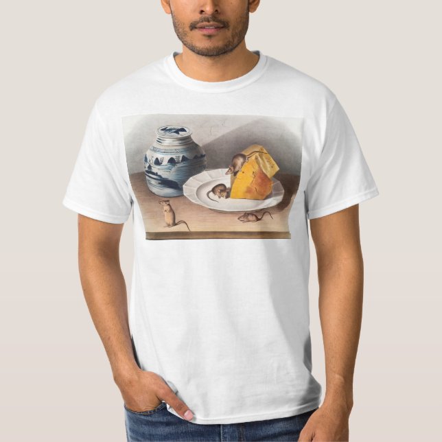 Mouse (Mus-musculus) Illustration T-Shirt (Front)