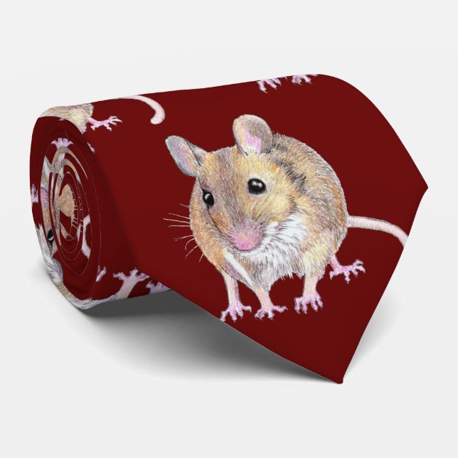Mouse Neck Tie (Rolled)