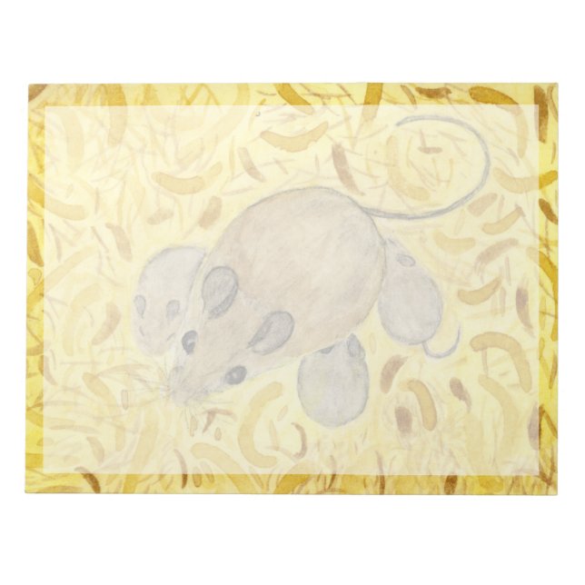 Mouse Nest Notepad (Front)