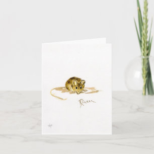 Mouse Note/Greeting Card