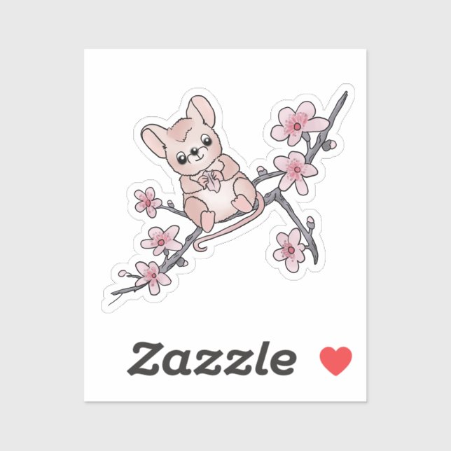mouse on the branch (Sheet)