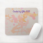 Mouse Pad<br><div class="desc">Gillie’s art collection was inspired by creativity, curiosity, and a hands-on experience shared with classmates. Together, they created their artwork using the very tool they made themselves—coloured popsicles on a stick. By mixing paint and water, freezing it, and using the melting ice to glide across the canvas, Gillie was able...</div>