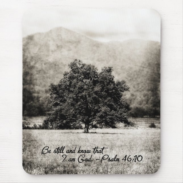Mouse Pad- Be Still and Know that I am God Pad (Front)