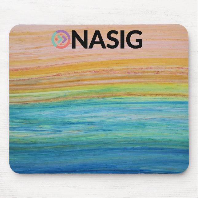 Mouse pad black logo (Front)