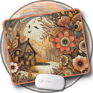 MOUSE PAD - Cabin of the Floral Gardener