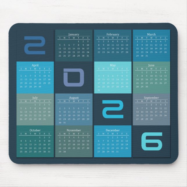 Mouse Pad Calendar 2024 (Front)