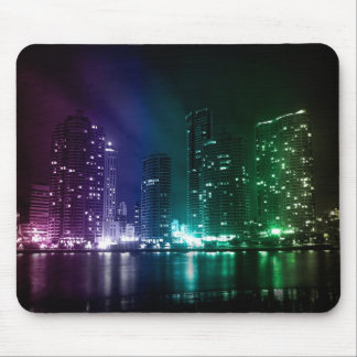 MOUSE PAD - * City Lights at Night * Computer Mat