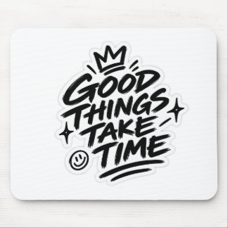 Mouse pad & Desk Mats Motivational - Black&White