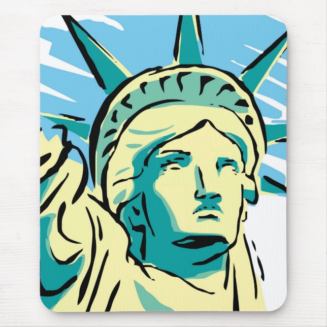 Mouse pad - Freedom Statue - M1 (Front)