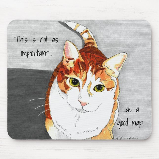 Mouse Pad: Good Nap Pad (Front)