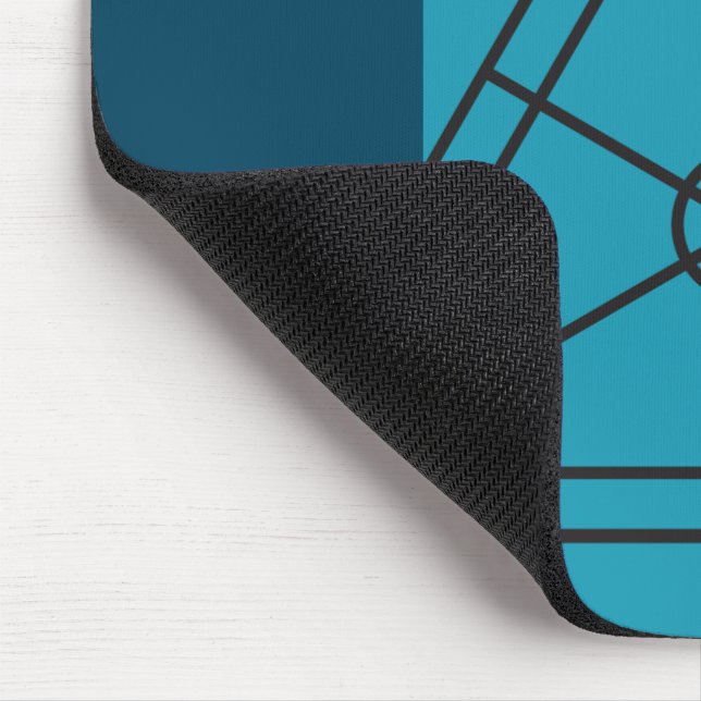 mouse pad in blues (Corner)