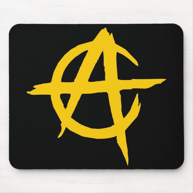 Mouse pad Logo Ancap Libertario - M1 (Front)