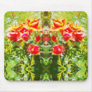 Mouse Pad - Orange Roses