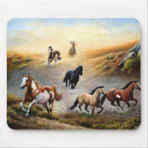 Mouse pad - painted desert