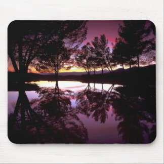 MOUSE PAD - Purple Reflections scenic Computer Mat