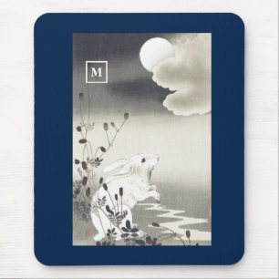 MOUSE PAD RABBIT REGARDING THE MOON JAPANESE