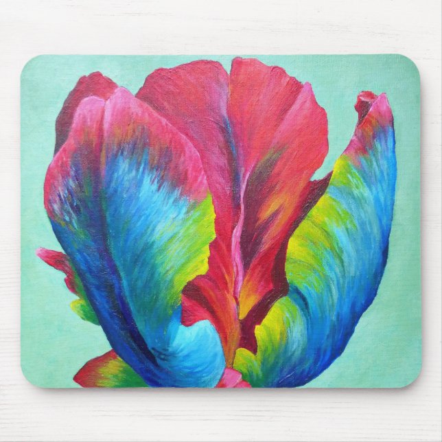 Mouse Pad Rainbow Tulip #2 (Front)