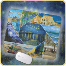 MOUSE PAD - Vincent van Gogh 9-Image Collage #2