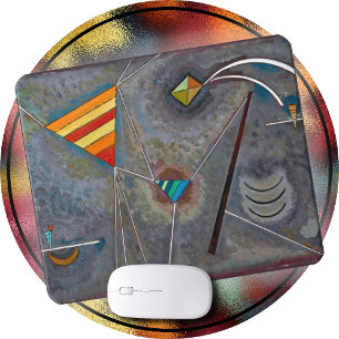 MOUSE PAD - "Weissgebunden" - Abstract - Kandinsky
