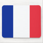 Mouse pad with Flag of France<br><div class="desc">Enhance your workspace with our exclusive mousepad featuring the flag of France! Crafted with meticulous attention to detail, this mousepad is more than just a practical accessory; it’s a celebration of French culture and heritage. The vibrant design prominently displays the iconic French flag, making this mousepad a unique and stylish...</div>