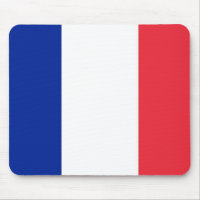 Mouse pad with Flag of France
