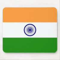 Mouse pad with Flag of India