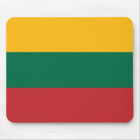 Mouse pad with Flag of Lithuania