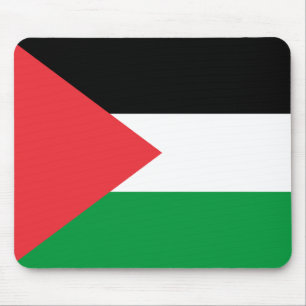 Mouse pad with Flag of Palestine
