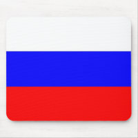 Mouse pad with Flag of Russia