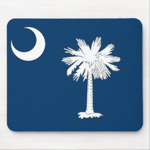 Mouse pad with Flag of South Carolina State - USA