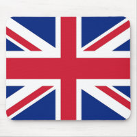 Mouse pad with Flag of United Kingdom