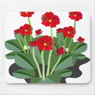 mouse pad with flowers
