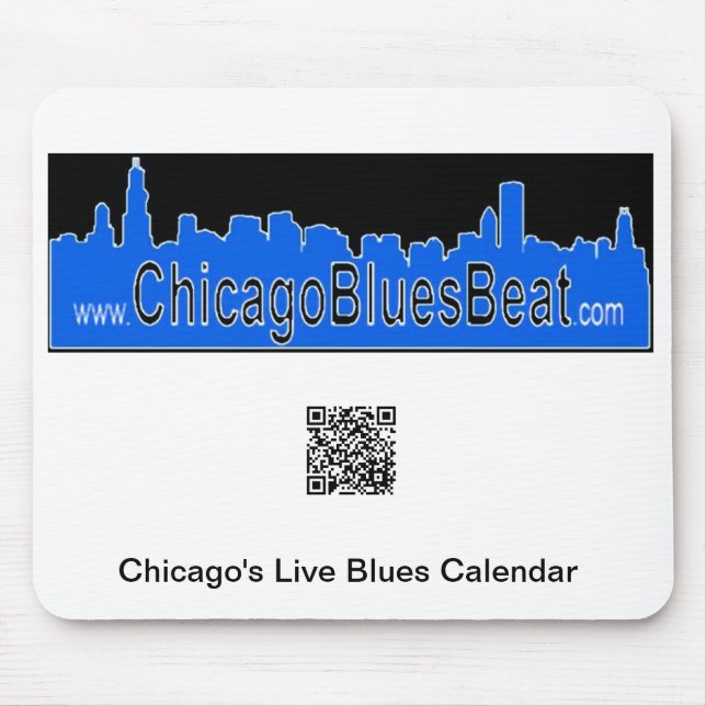 Mouse pad with QR code for Calendar (Front)