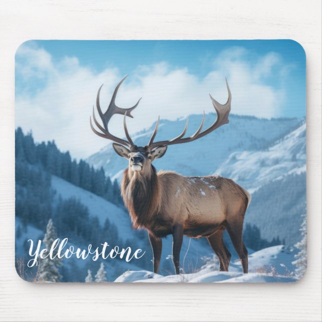 Mouse Pad-Yellowstone Elk Pad (Front)
