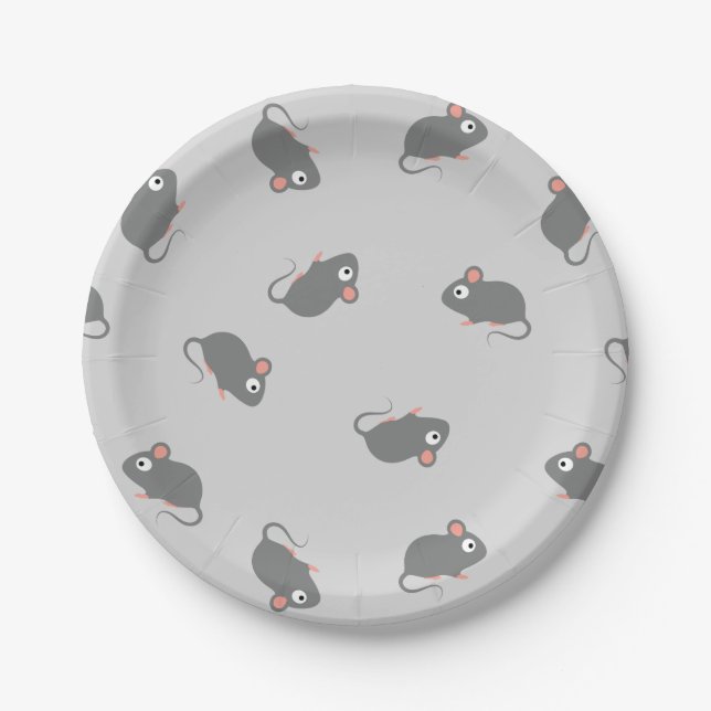 Mouse Paper Plate (Front)