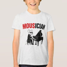 Mouse Pianist Funny Animal Pun
